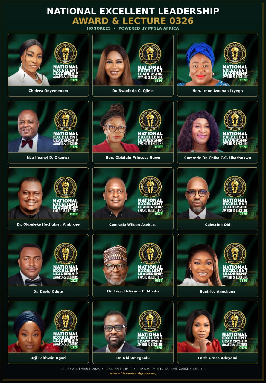 Full roll of NELAL 0326 honorees powered by PPSLA Africa