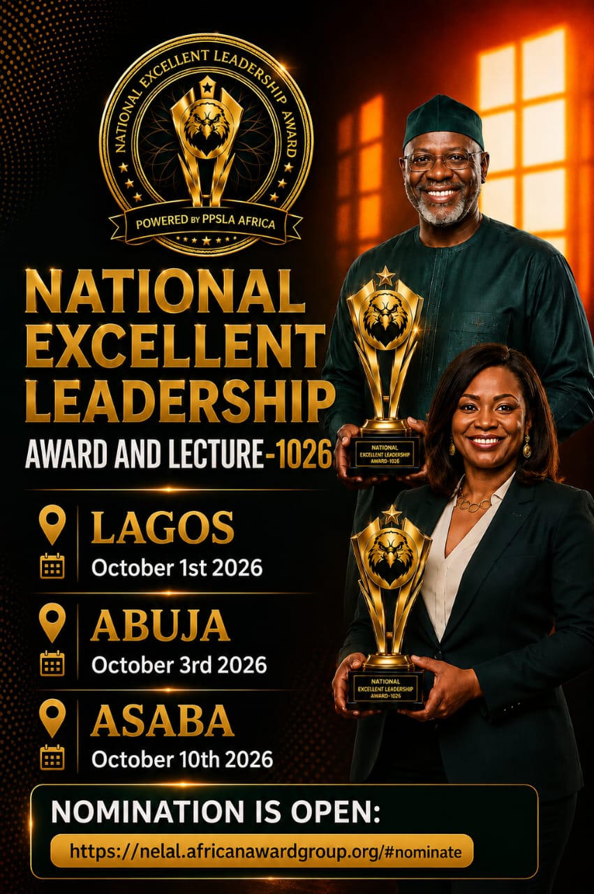NELAL Award and Lecture flyer: Lagos 1 October 2026 and Abuja 3 October 2026
